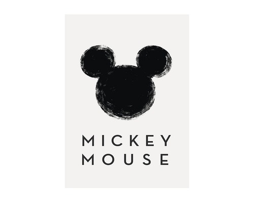 Poster Mickey Mouse Silhouette 30x40 cm Mickey Mouse Abbildung