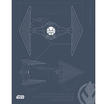 Star Wars TIE-Jäger Bauplan Illustration