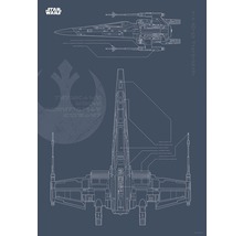 Star Wars X-Wing Sternenjäger Bauplan Illustration