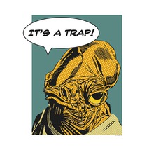 Admiral Ackbar Grafik mit dem Zitat: Es ist eine Falle
