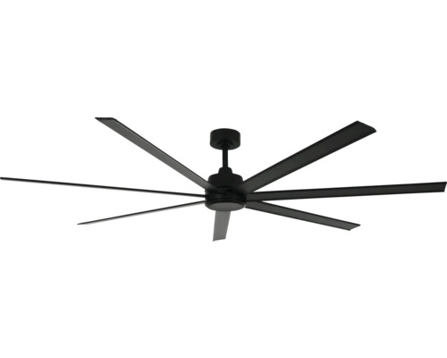 Deckenventilator schwarz Lucci Air Ø 183 cm mit Fernbedienung Sommer + Winterfunktion