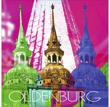 Glasbild Oldenburg III 50x50 cm