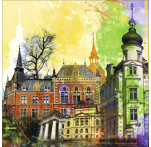 Glasbild Oldenburg IX 20x20 cm