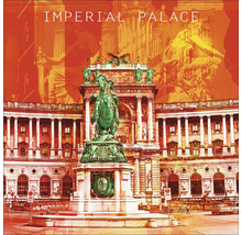 Kaiserliche Hofburg in Wien mit Reiterstandbild