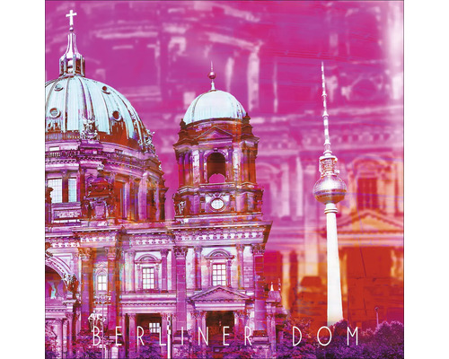 Glasbild Berlin XII 20x20 cm