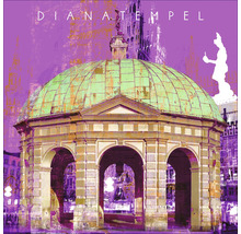 Illustration des Dianatempels in München