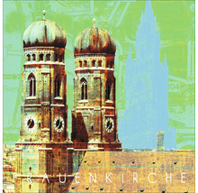 Illustration der Frauenkirche in München