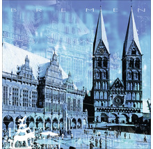 Bremen Stadtansicht mit Rathaus und Dom