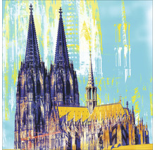 Glasbild Köln VI 30x30 cm