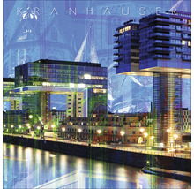 Kranhäuser Köln Collage mit Rhein