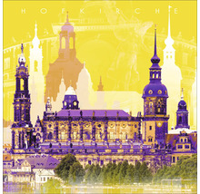 Grafische Darstellung der Hofkirche in Dresden