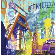 Glasbild Bochum II 20x20 cm