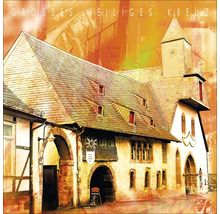 Historisches Gebäude mit Ziegeldach und Steinmauern