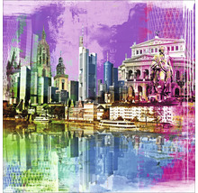 Glasbild Frankfurt I 50x50 cm