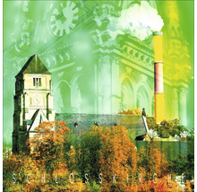 Glasbild Chemnitz V 30x30 cm