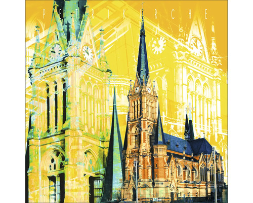 Glasbild Chemnitz VI 50x50 cm