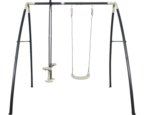 Schaukelgestell mit einer Schaukelsitz und einer Trittschaukel