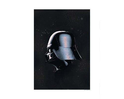 Darth Vader Helm Kunstdruck