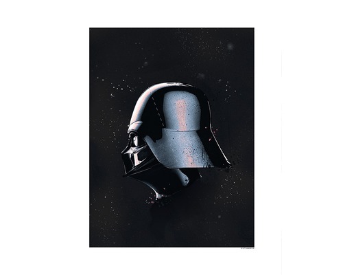 Poster mit Darth Vader Helm Design