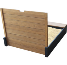 Holzsandkasten mit verstellbarem Dach