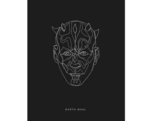 Illustration von Darth Maul mit Hörnern