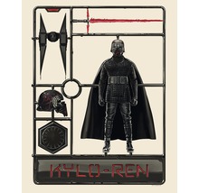 Kylo Ren Modellbausatz mit Figur, Raumschiff und Zubehör