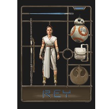 Star Wars Rey Modellbausatz mit Figur, Roboter und Zubehör