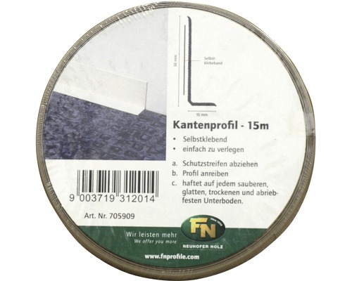 Kantenprofil selbstklebend, 15 Meter