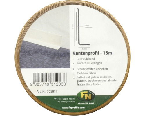 Kantenprofil selbstklebend, 15 Meter