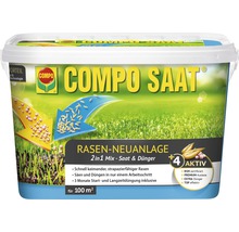 Compo Saat Rasen-Neuanlage 2in1 Mix Saat und Dünger für 100 Quadratmeter