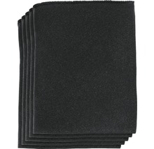 Stapel schwarzer Filterschwämme