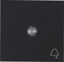 Klingel mit transparentem Klingelknopf und Klingelsymbol