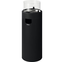 Schwarzer Enders Terrassenheizer mit Glaszylinder