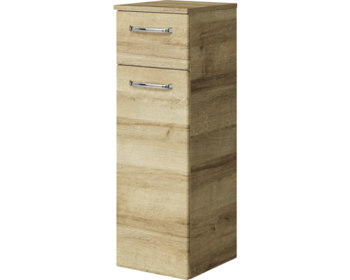 Badezimmer-Unterschrank mit zwei Schubladen und Metallgriffen