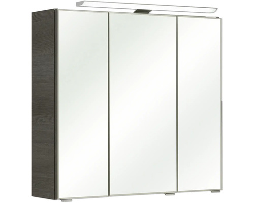 Spiegelschrank mit drei Türen und Beleuchtung