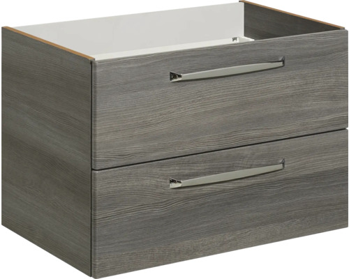 Waschtischunterschrank mit zwei Schubladen im Holzdesign