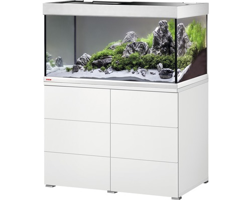 Aquariumkombination EHEIM proximaTEC 250 inkl. Filter, LED-Beleuchtung, Heizer, Unterschrank weiß