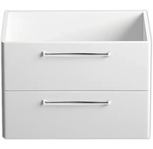 Badmöbel-Set Pelipal Kumba BxHxT 137 x 200 x 50 cm Frontfarbe weiß glanz 5-teilig und mehr mit Mineralguss-Waschtisch weiß, Midischrank und Unterschrank 99.770126092