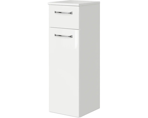 Badezimmer Hochschrank mit zwei Schubladen und Griffen