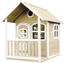 Holzspielhaus für Kinder mit Veranda und Fenstern