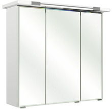 Badmöbel-Set Pelipal Kumba BxHxT 107 x 200 x 50 cm Frontfarbe weiß glanz 4-teilig mit Mineralguss-Waschtisch weiß und Unterschrank 99.770125091