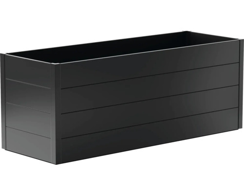 Rechteckiger Pflanzkasten aus Metall