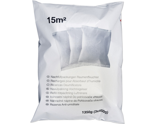 Nachfüller für Luftentfeuchter 3 x 450 g im Beutel Nachfüller für Luftentfeuchter 3 x 450 g im Beutel