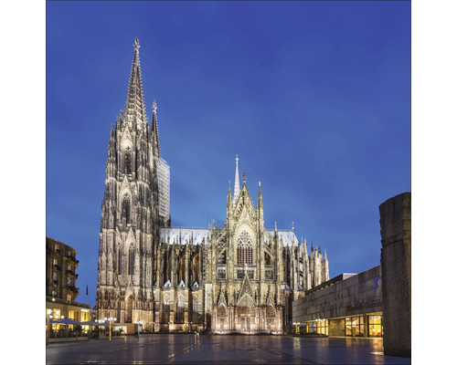Glasbild Köln XX 20x20 cm
