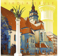 Nikolaisäule vor der Nikolaikirche in Leipzig