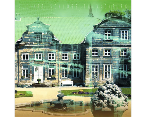 Glasbild Harz III 20x20 cm