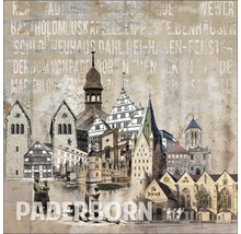 Collage mit Sehenswürdigkeiten von Paderborn