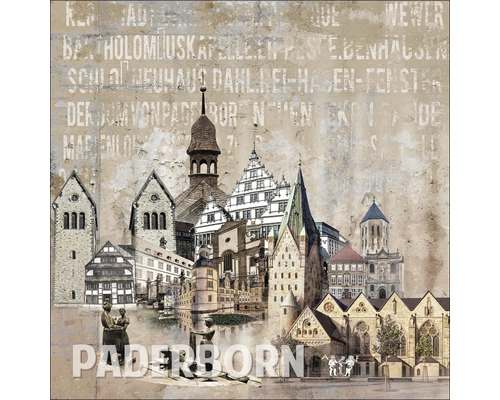 Glasbild Paderborn II 30x30 cm