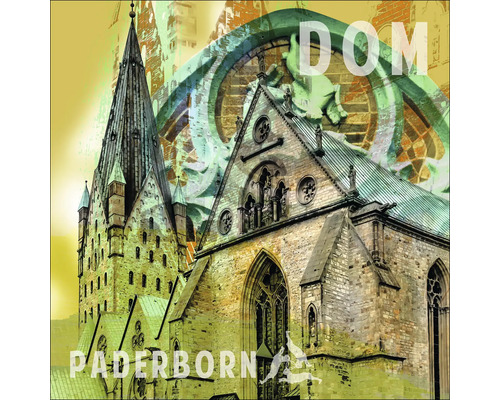 Glasbild Paderborn IV 30x30 cm