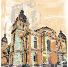 Glasbild Wuppertal VI 30x30 cm